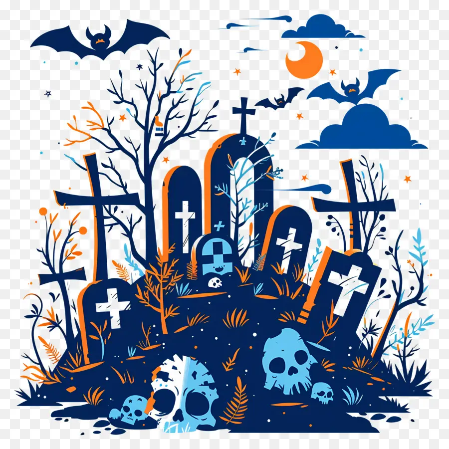 Makam Halloween，Makam PNG