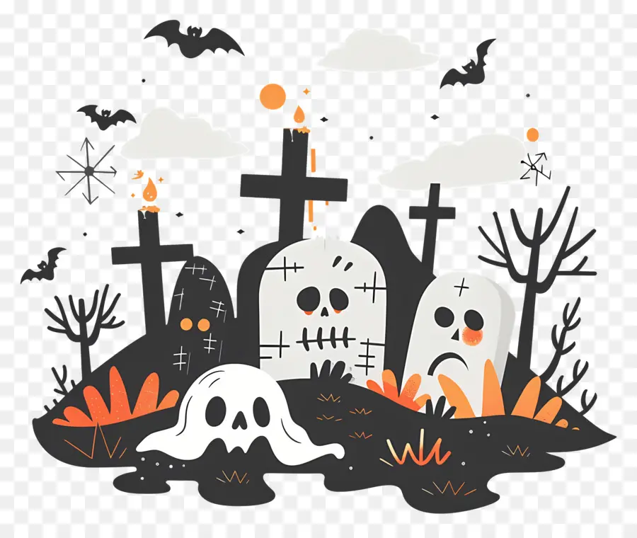 Makam Halloween，Makam PNG