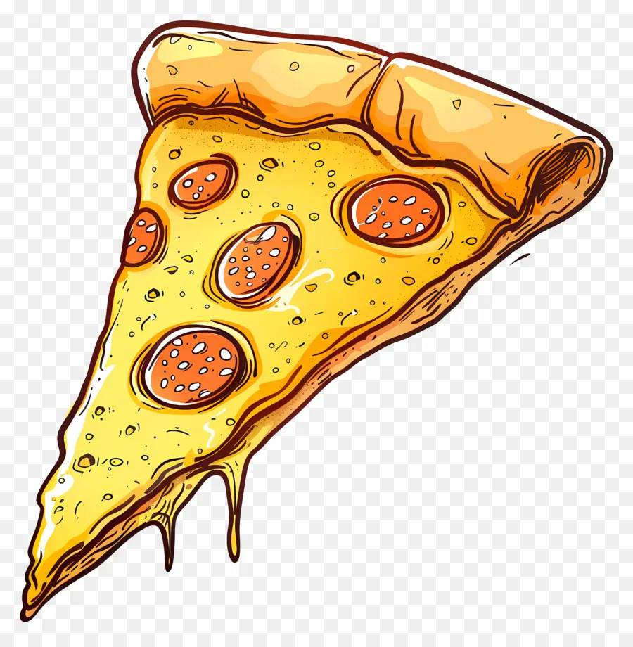 Pizza Keju，Irisan Pizza PNG