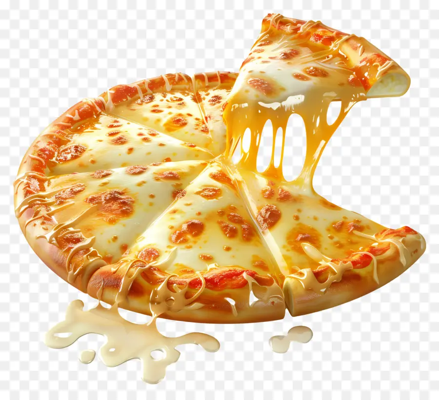 Pizza Keju，Pizza PNG