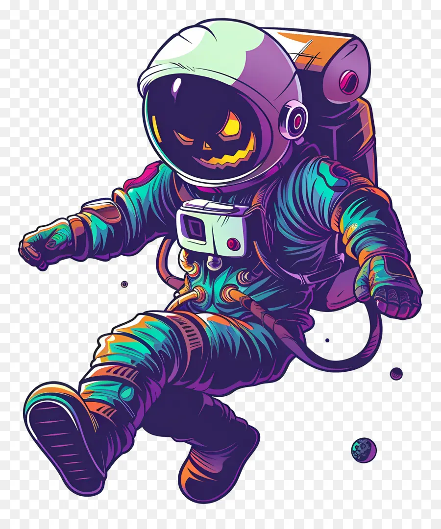 Astronaut，Astronot Dengan Kepala Labu PNG