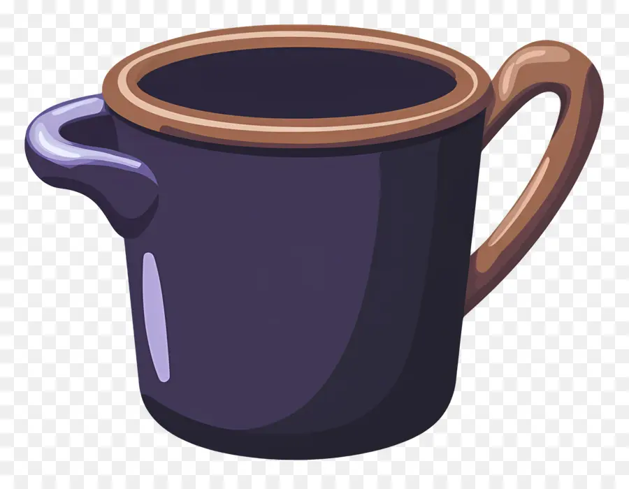 Kendi Susu，Mug Ungu PNG