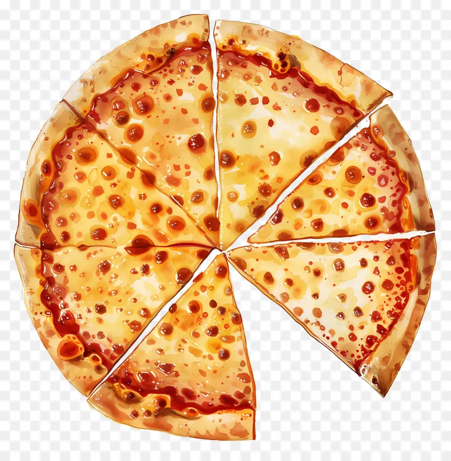 Pizza Keju，Pizza PNG