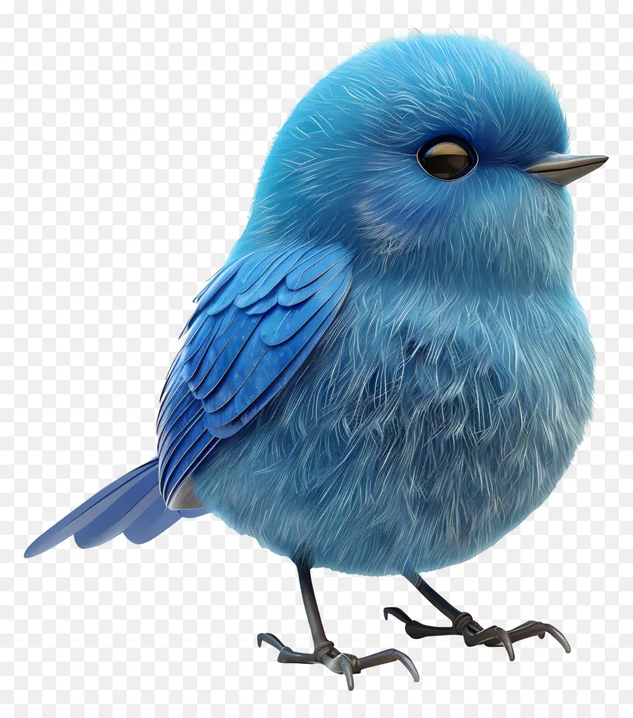 Blue Bird，Imut Imut PNG