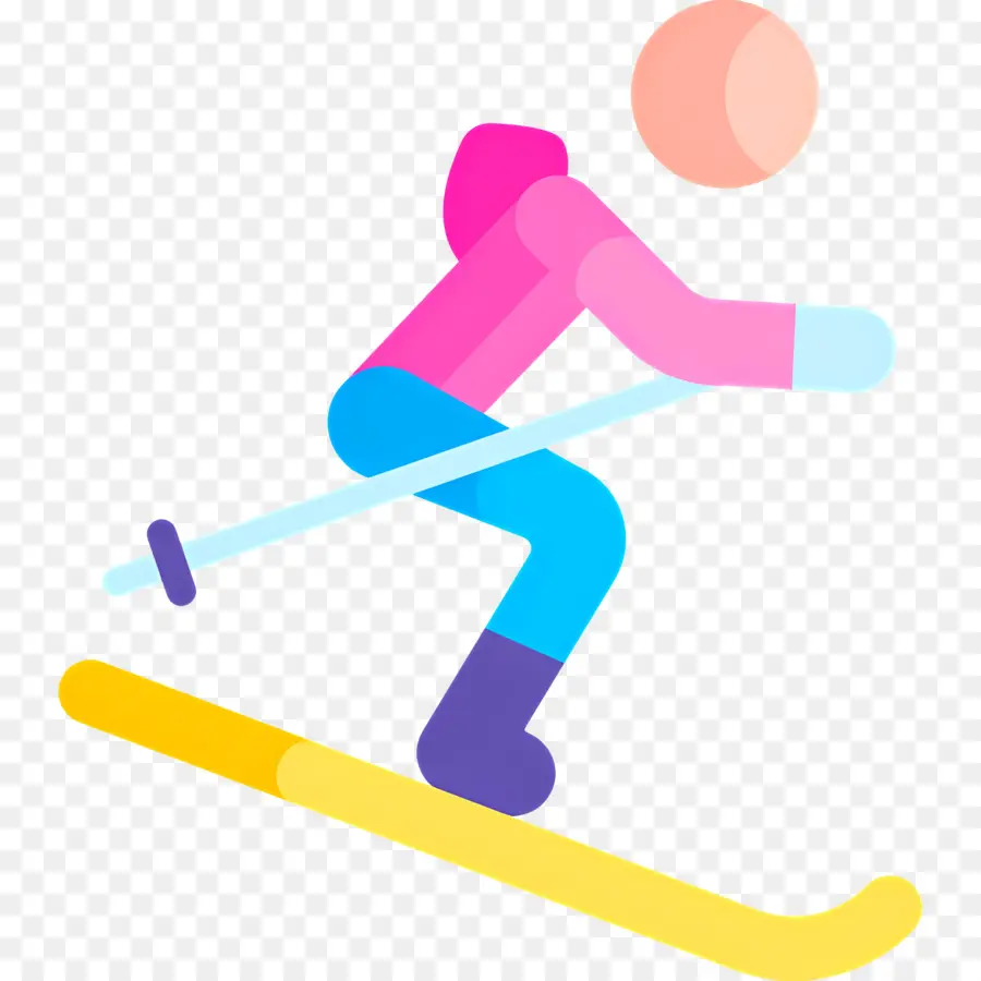 Pemain Ski，Bermain Ski PNG