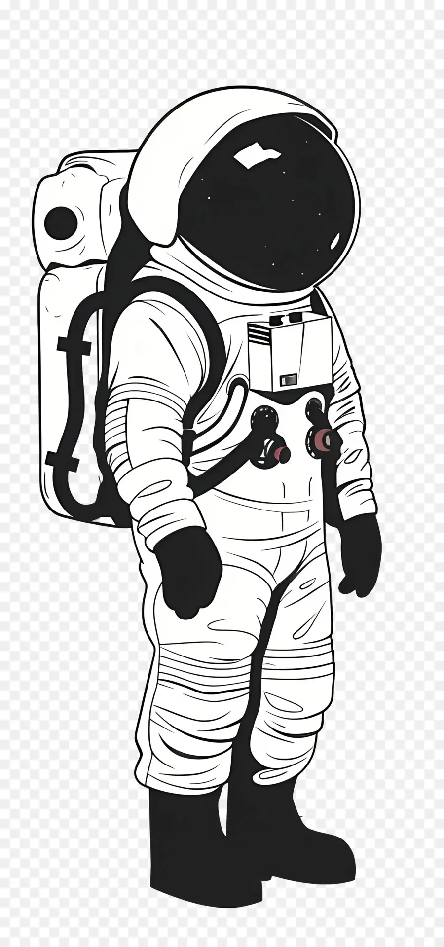 Astronaut，Baju Luar Angkasa PNG