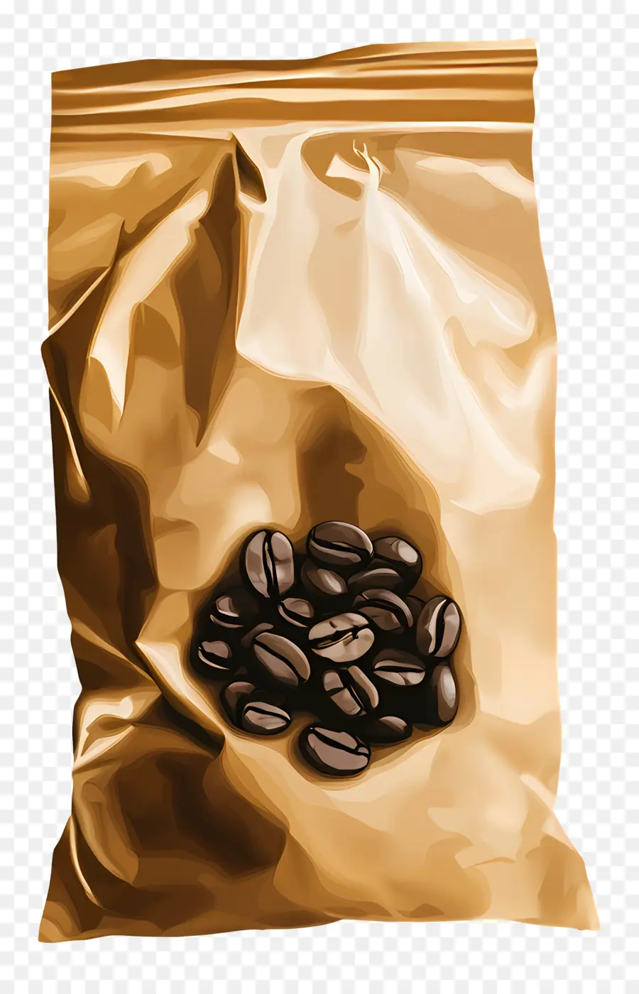 Kantong Kopi，Biji Kopi PNG