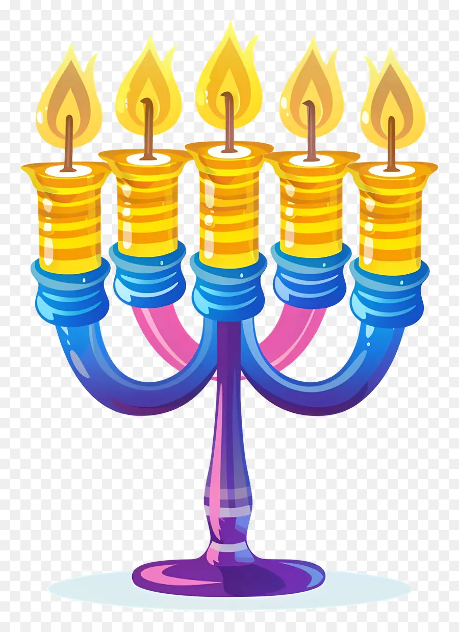 Hanukkah Menorah，Menorah PNG