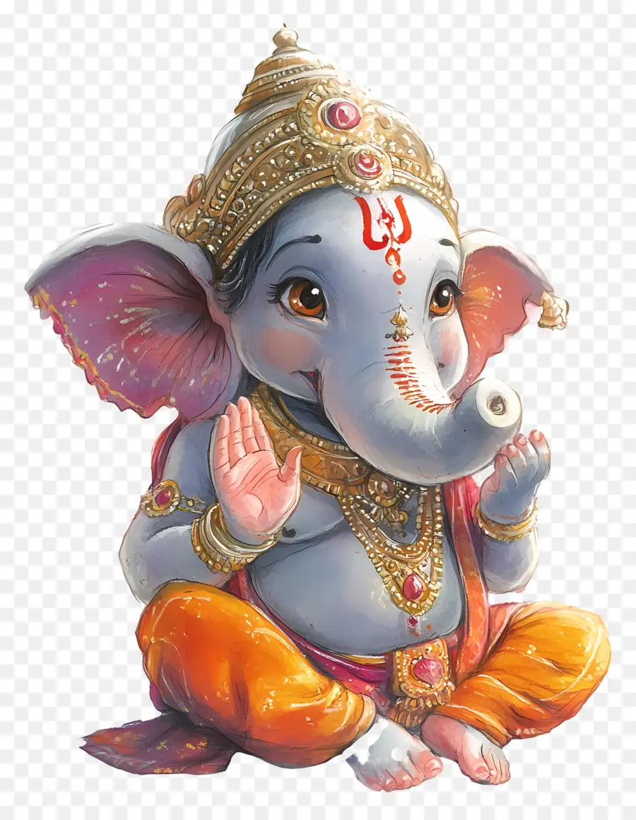 Ganesh，Ganesa Yang Lucu PNG