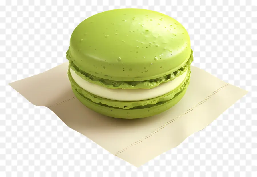 Macaron Matcha，Kue Serabi PNG