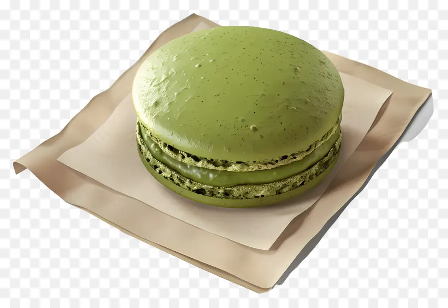 Macaron Matcha，Kue Serabi PNG