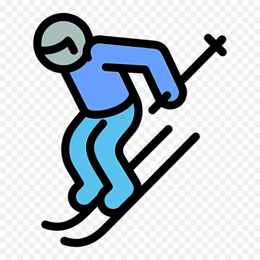 Pemain Ski，Orang Ski PNG