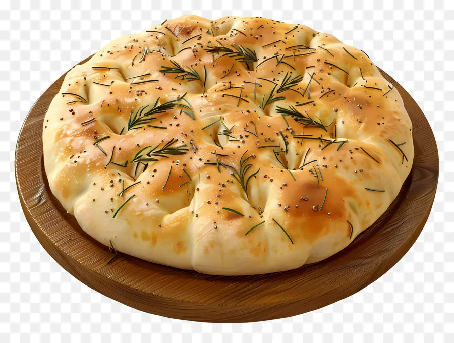 Roti Focaccia，Rosemary PNG