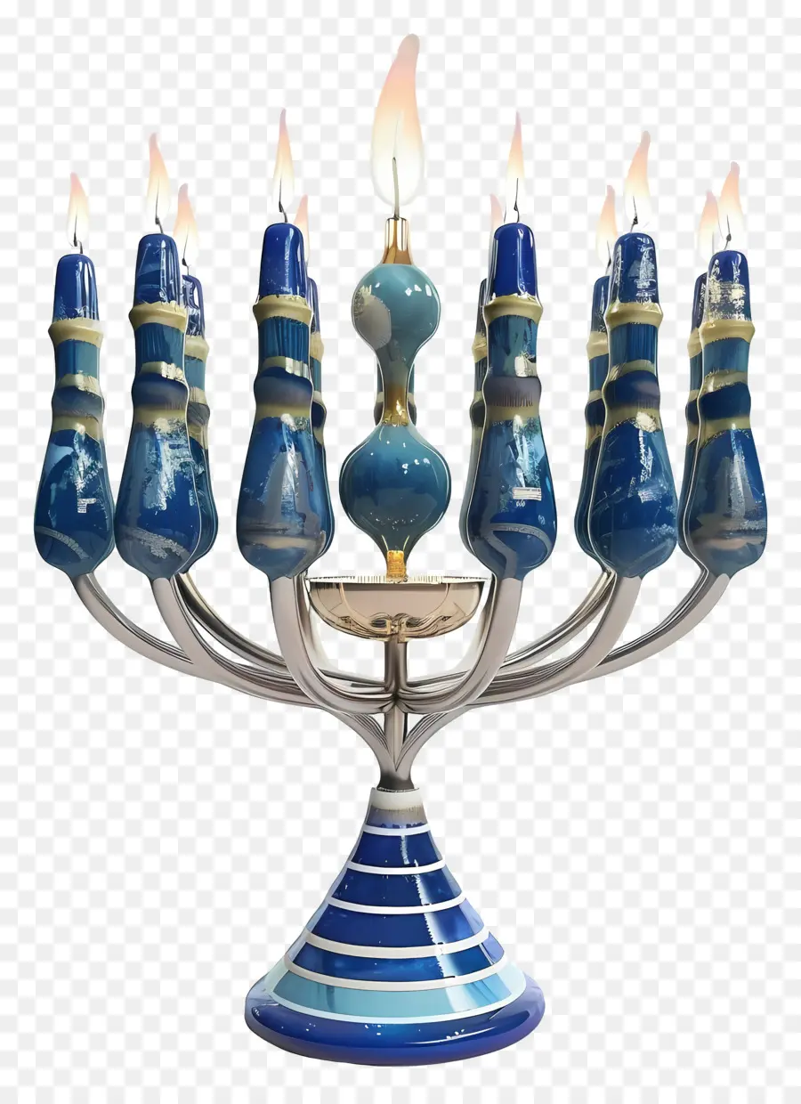 Hanukkah Menorah，Menorah PNG