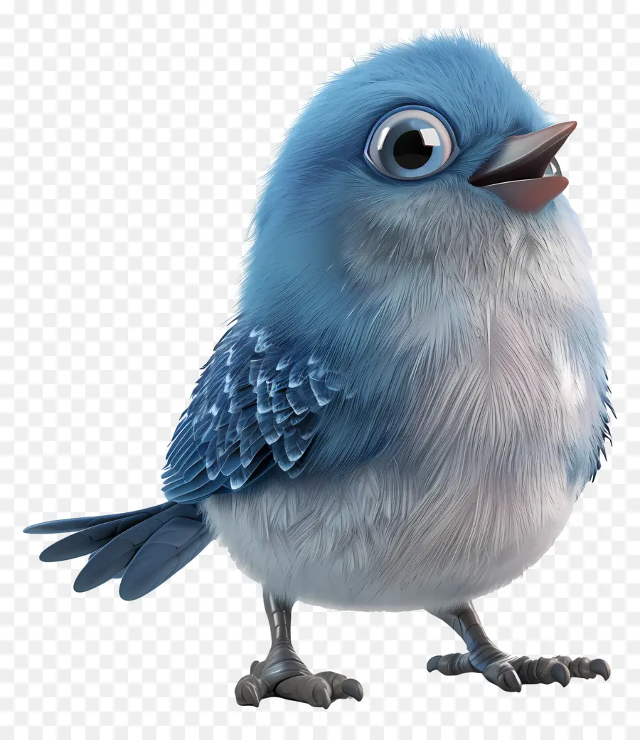 Blue Bird，Imut Imut PNG