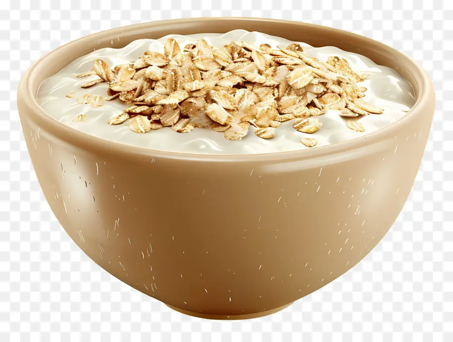 Mangkuk Oatmeal，Havermut PNG