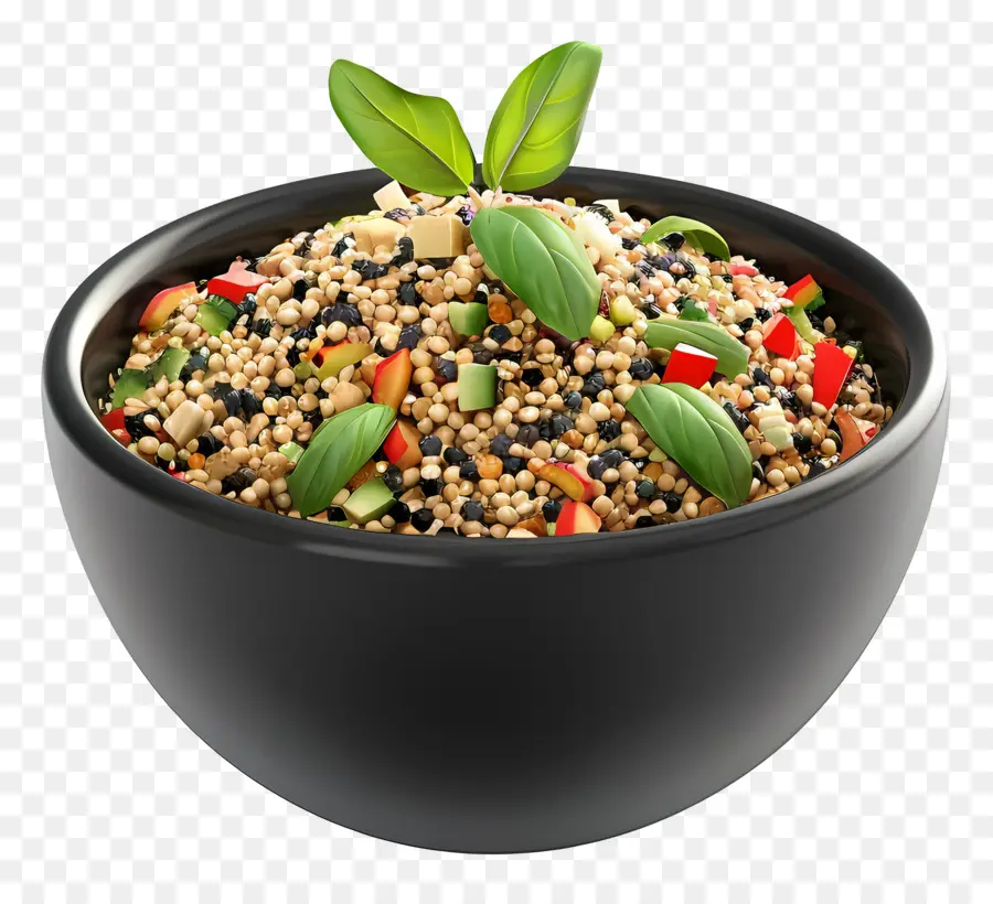 Mangkuk Quinoa，Semangkuk Salad PNG