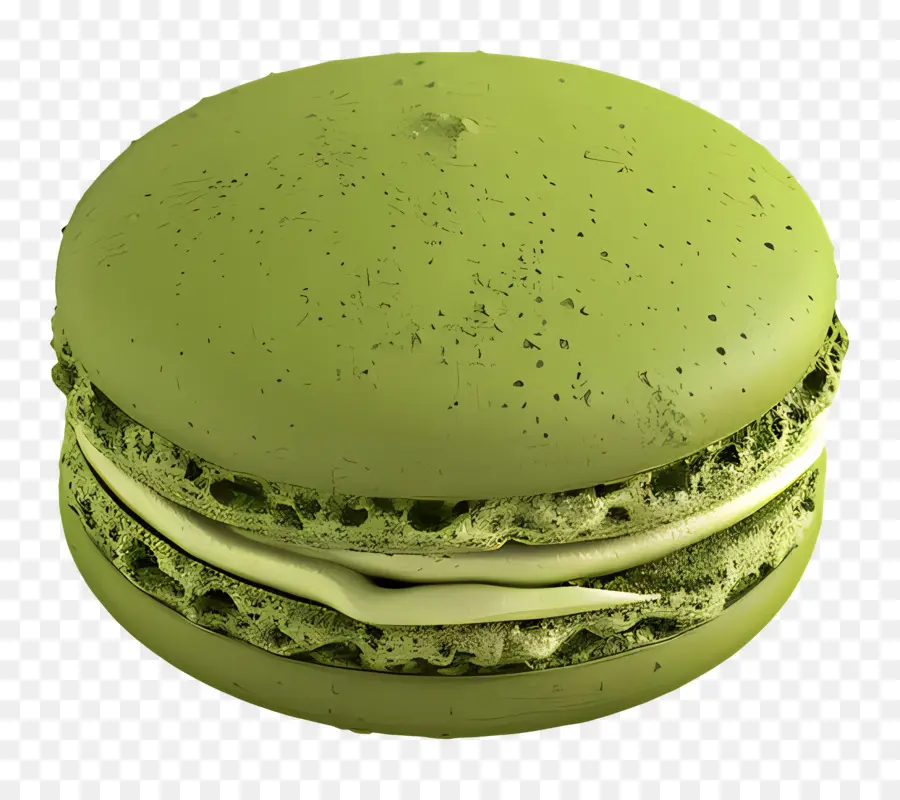 Macaron Matcha，Makaron Hijau PNG