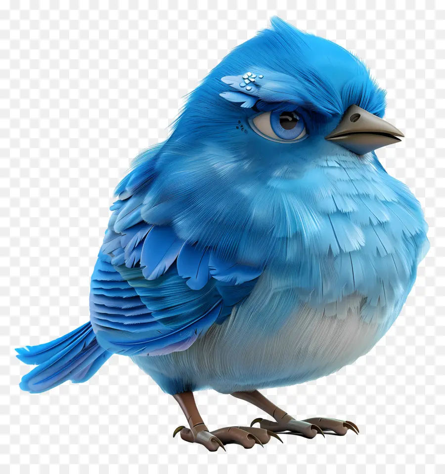 Blue Bird，Imut Imut PNG