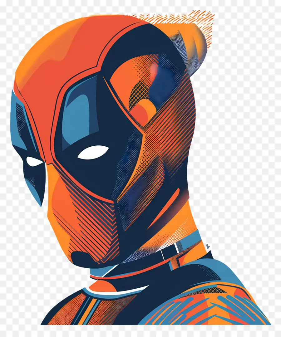 Wajah Kartun Deadpool，Super Hero PNG