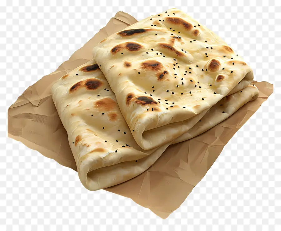 Roti Lavash，Roti Focaccia PNG