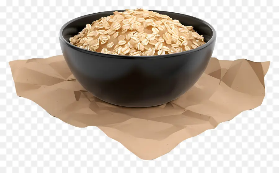 Mangkuk Oatmeal，Havermut PNG