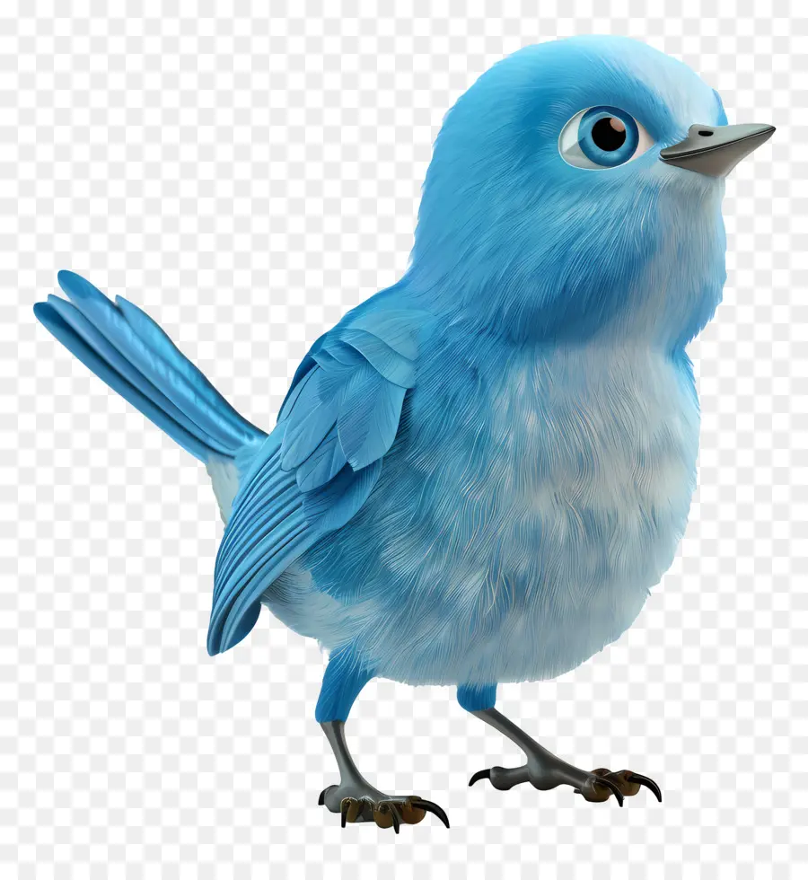 Blue Bird，Imut Imut PNG