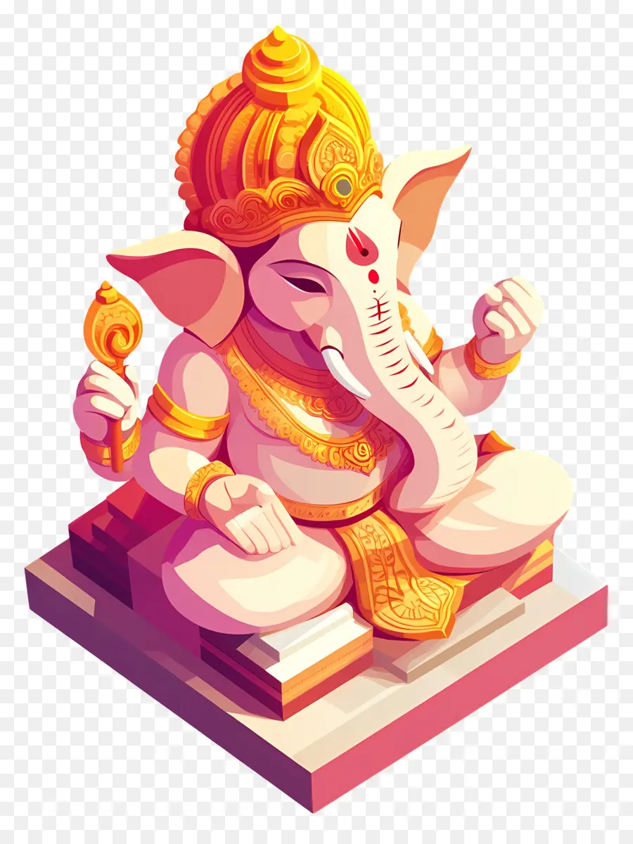 Ganesh，Patung Ganesa PNG