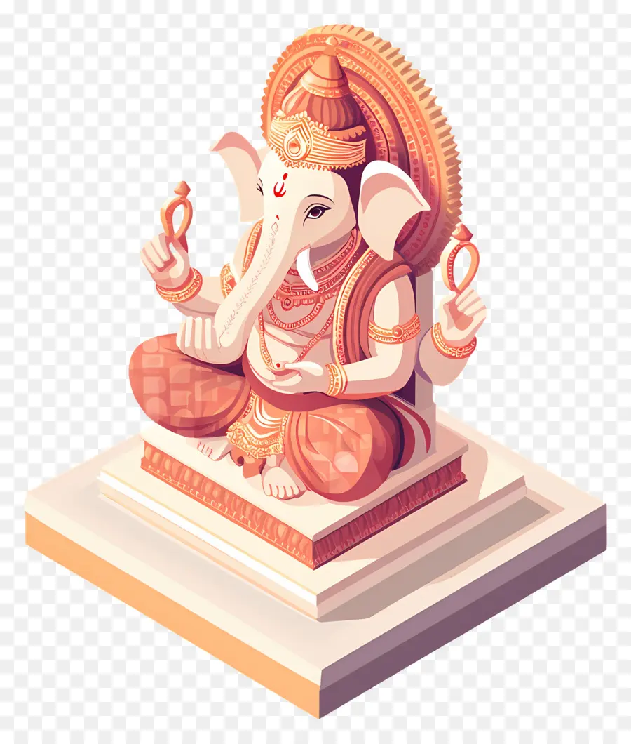 Ganesh，Patung Ganesa PNG