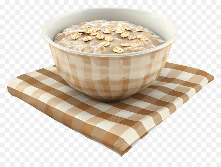 Mangkuk Oatmeal，Havermut PNG