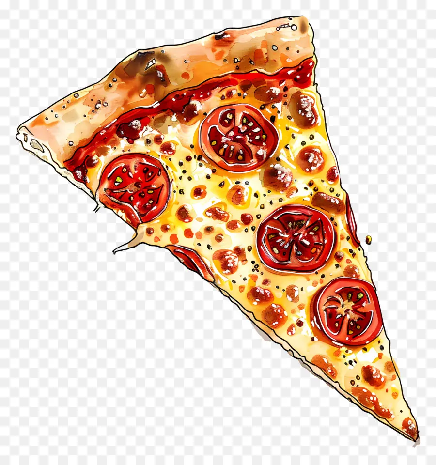 Potongan Pizza，Irisan Pizza PNG