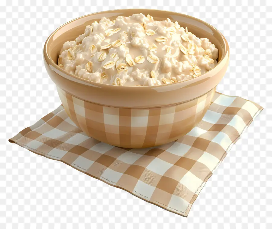 Mangkuk Oatmeal，Havermut PNG