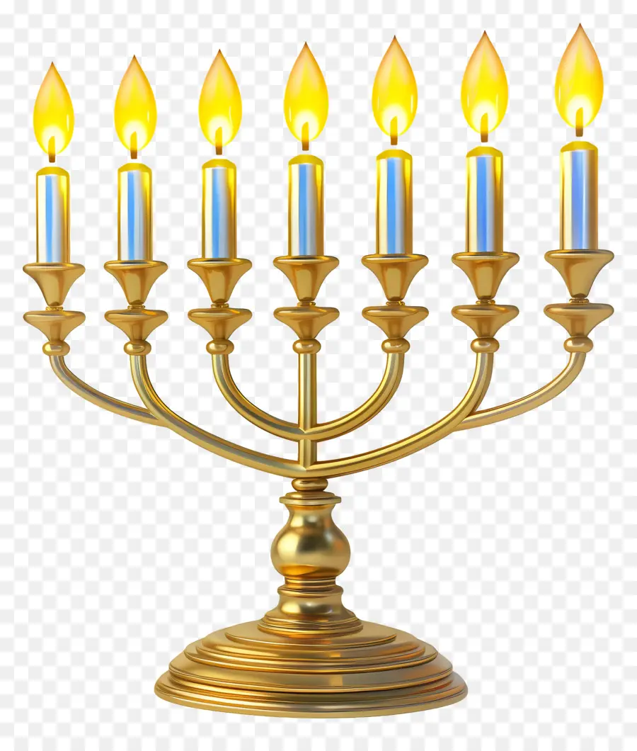 Hanukkah Menorah，Menorah PNG