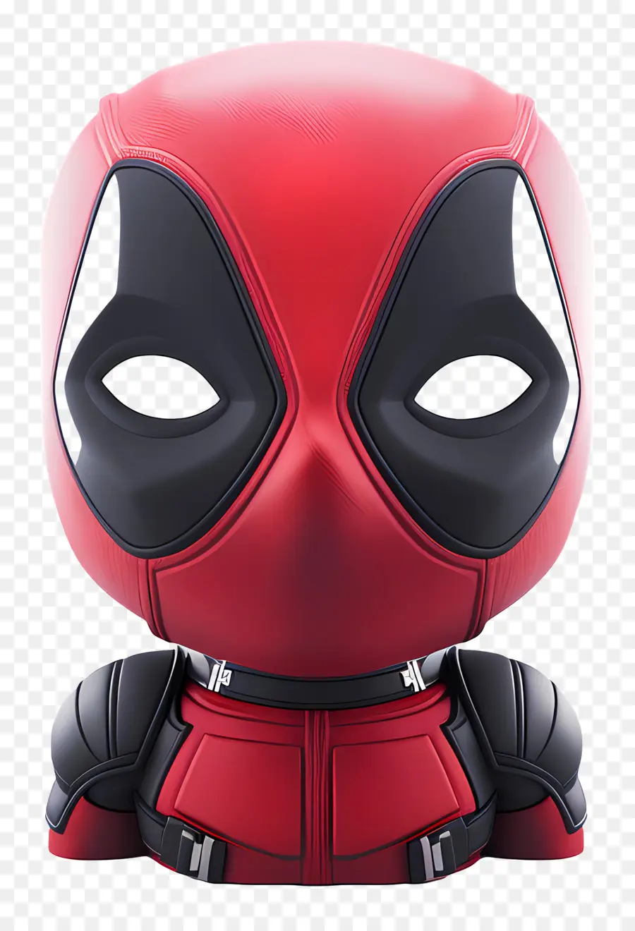 Wajah Kartun Deadpool，Karakter Kartun Merah PNG