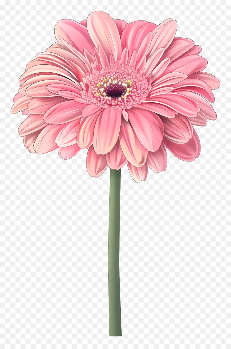 Gerbera Merah Muda，Bunga Merah Muda PNG