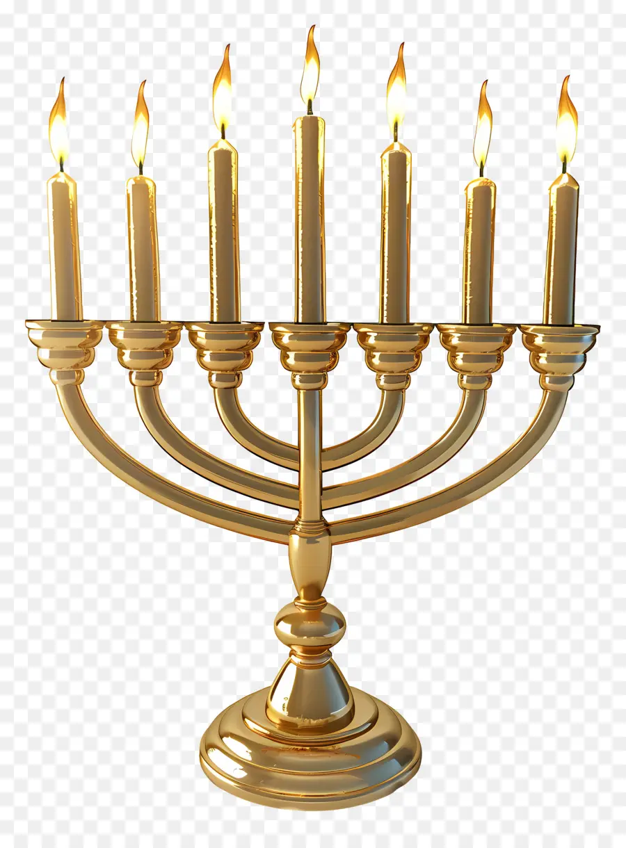 Hanukkah Menorah，Menorah PNG