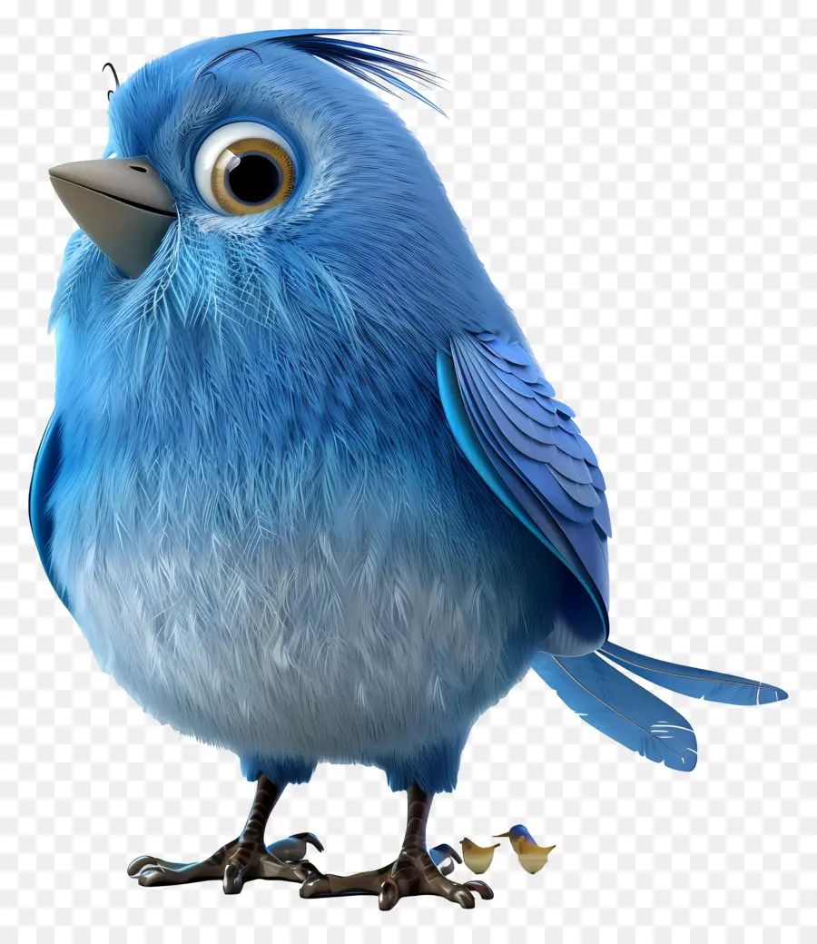 Blue Bird，Imut Imut PNG