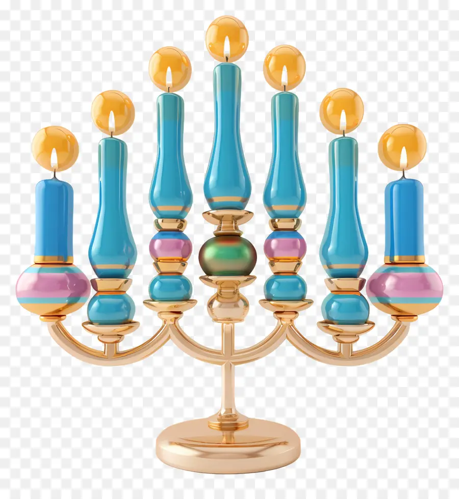 Hanukkah Menorah，Menorah PNG