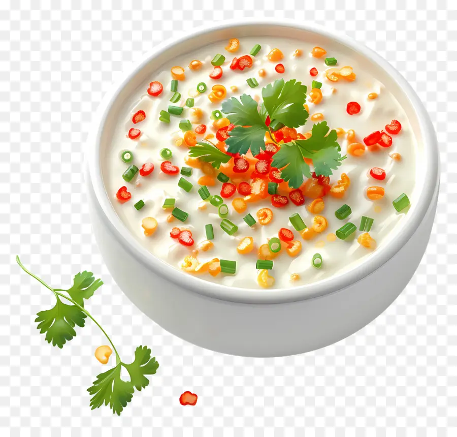 Boondi Raita Raita，Semangkuk Sup PNG