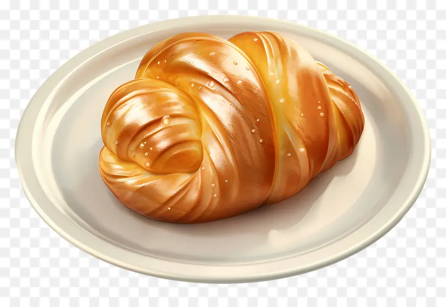 Roti Brioche，Croissant PNG