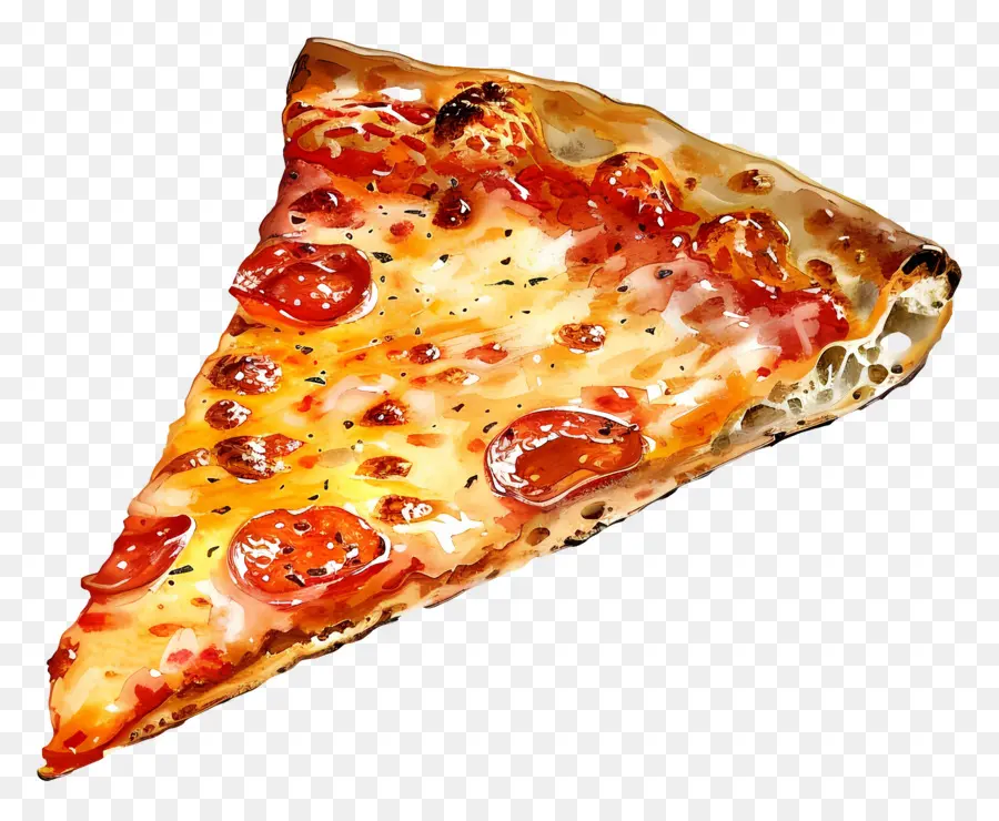 Potongan Pizza，Pizza Peperoni PNG