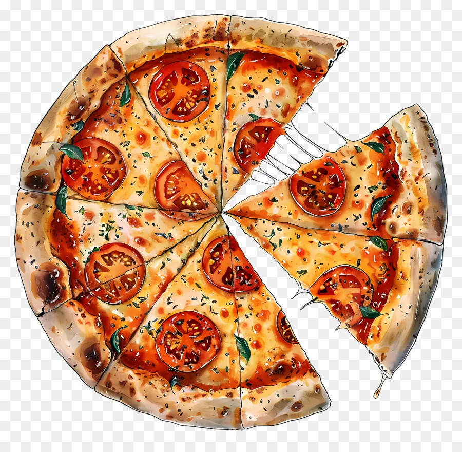 Pizza Yunani，Pizza PNG