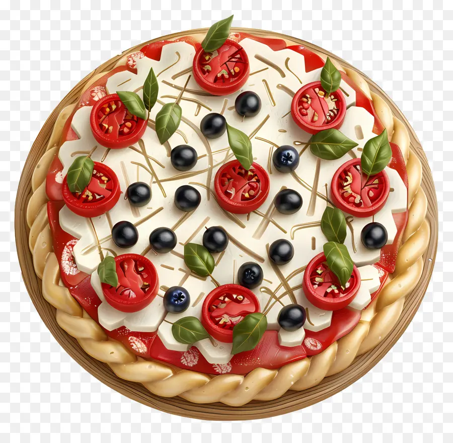 Pizza Yunani，Pizza PNG