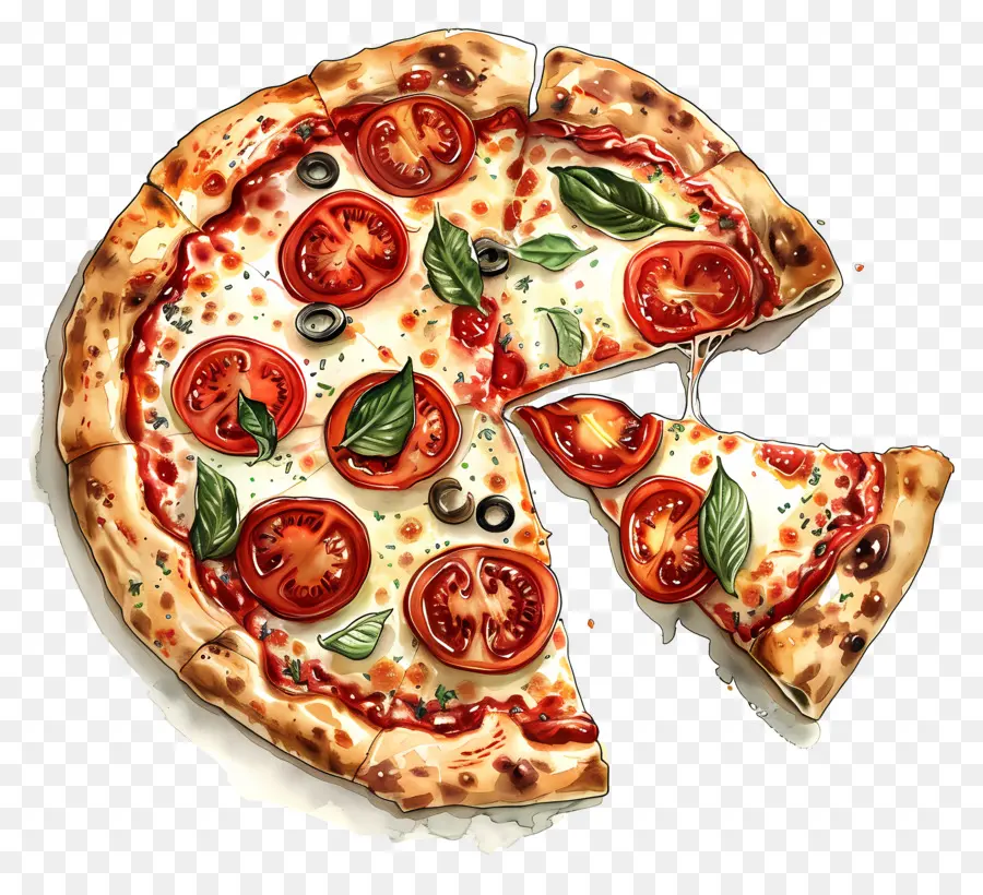 Pizza Yunani，Pizza PNG