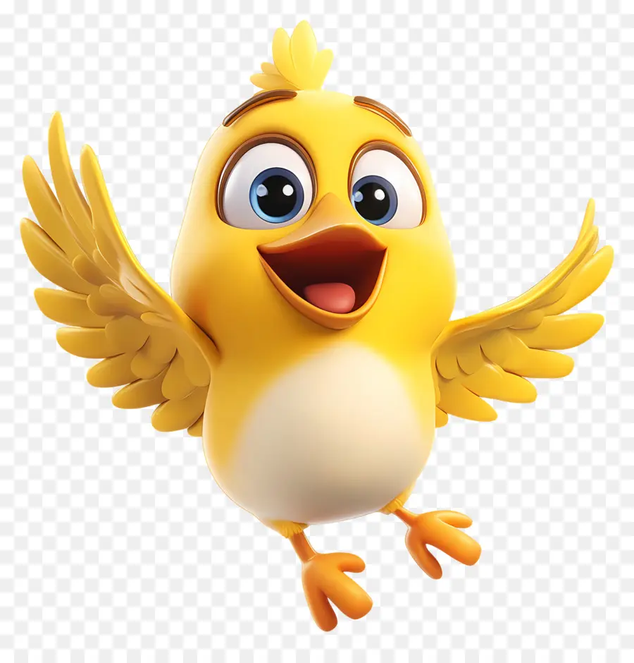 Burung Flappy，Burung Kuning PNG