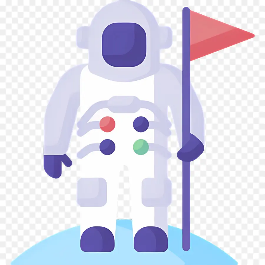 Astronaut，Astronot Dengan Bendera PNG