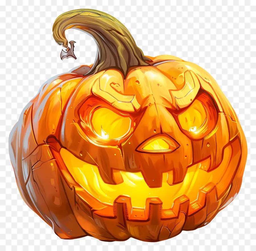 Labu Halloween Animasi，Jack O' Lantern PNG