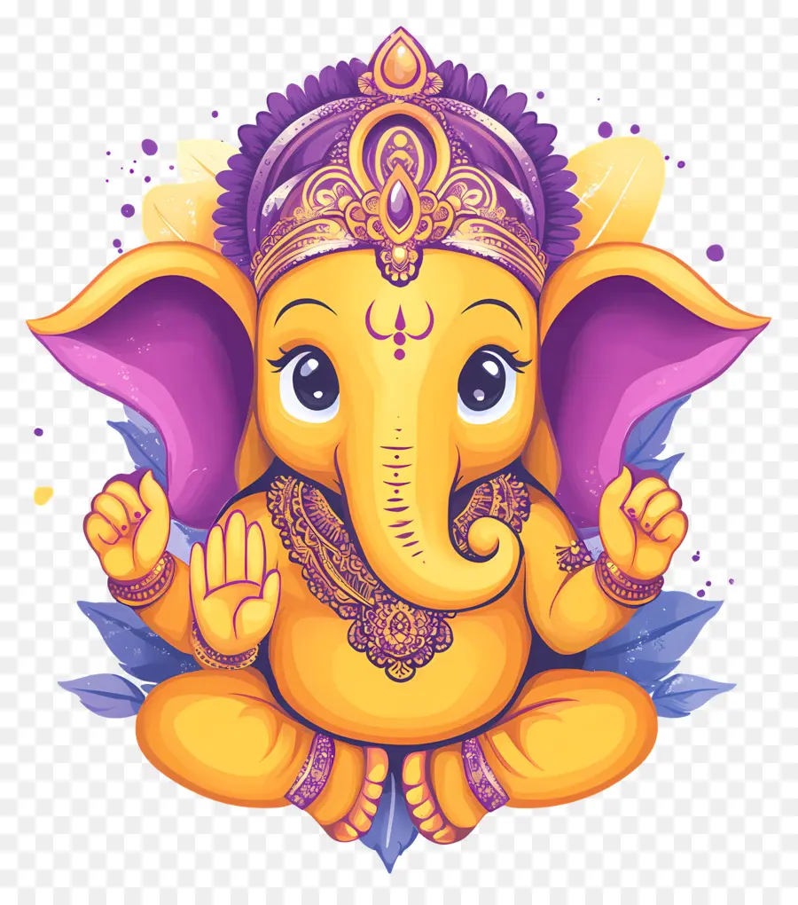 Ganesh Chaturthi，Dewa Gajah Kuning PNG