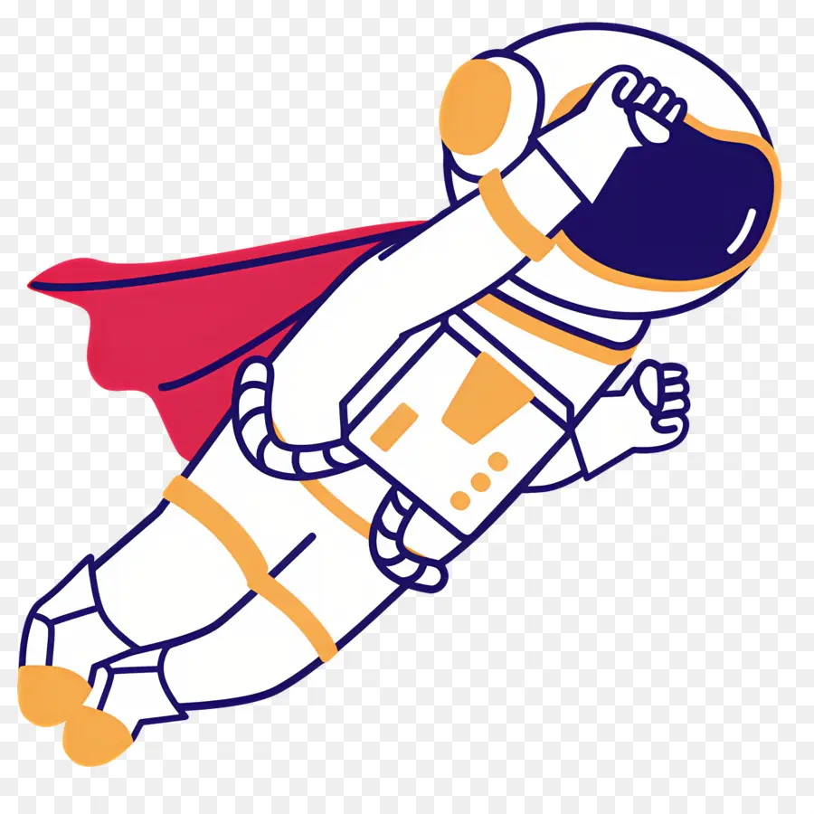 Astronaut，Astronot Dengan Cape PNG