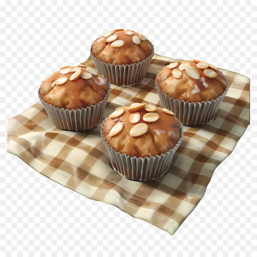 Muffin Almond，Muffin PNG